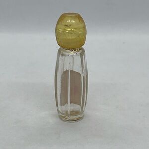 Vintage Glass Coty Miniature Empty Perfume Bottle 1960s New York Paris